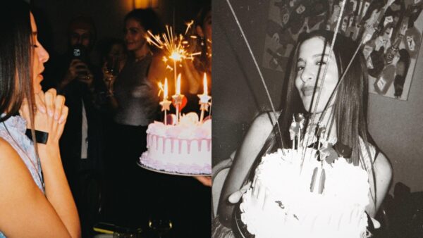 Η Μαρίνα Σάττι στο πάρτι γενεθλίων της