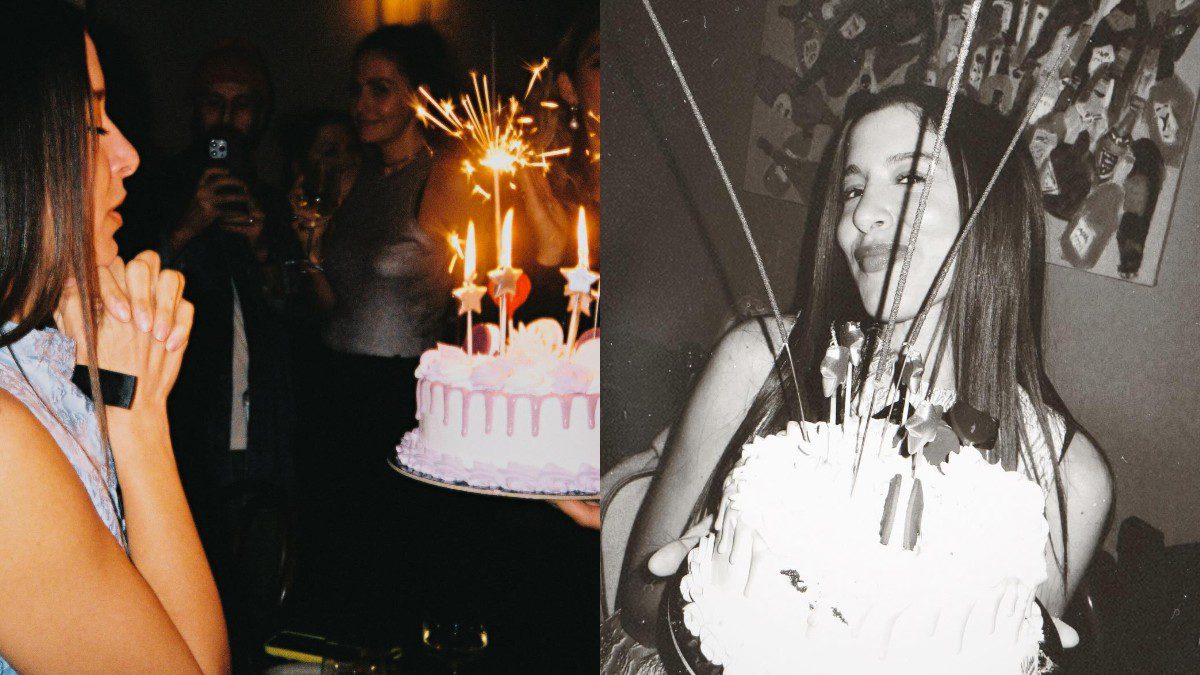 Η Μαρίνα Σάττι στο πάρτι γενεθλίων της