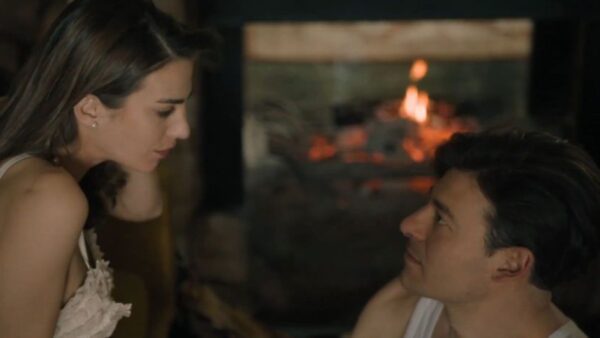 Μελισσάνθη και Άγγελος στην σειρά Το σπίτι δίπλα στο ποτάμι