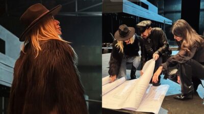 Η Άννα Βίσση στο νέο της μαγαζί