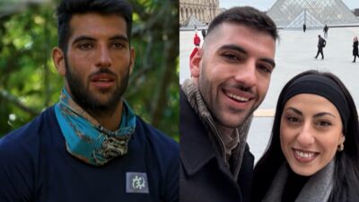 Ο Μάνος Μαλλιαρός με την κοπέλα του, Μάγδα