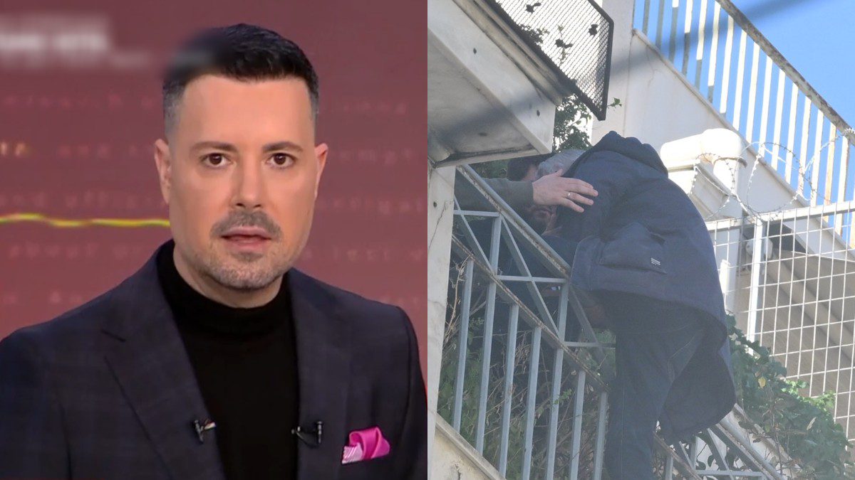 Πέτρος Κουσουλός με άνδρα στην Ομόνοια