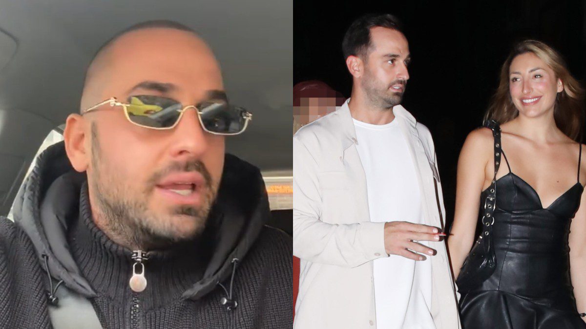 Ο Άρης Σοϊλέδης με τη σύντροφό του, Μαριλίνα Κυπαρίσση