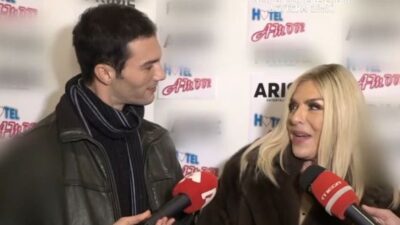 Η Δάφνη Μπόκοτα με τον γιο της