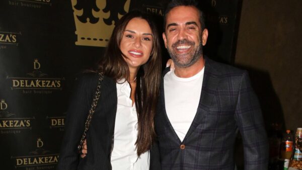 Ο Στέφανος Κωνσταντινίδης και η Ελένη Τσολάκη