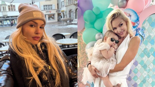 Η Βίκυ Κάβουρα με την κόρη της