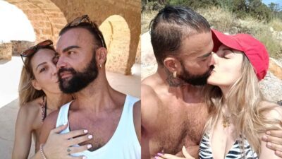 Ο Περικλής Κονδυλάτος με ξανθιά καλλονή