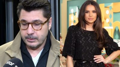 Ο Λάμπρος Κωνσταντάρας και η Ελένη Χατζίδου