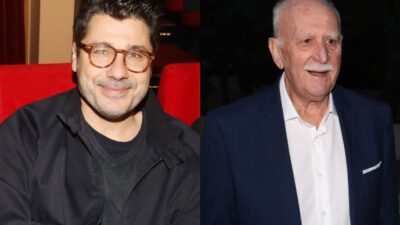 Ο Λάμπρος Κωνσταντάρας και ο Γιώργος Παπαδάκης