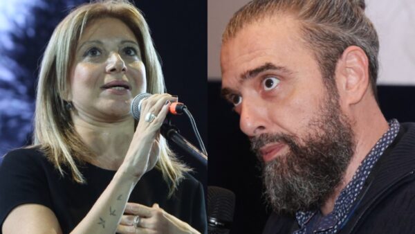 Ο Σωτήρης Τσαφούλιας και η Μαρία Καρυστιανού