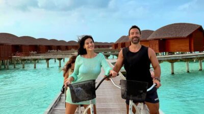 O Σάκης Τανιμανίδης και η Χριστίνα Μπόμπα στις Μαλδίβες