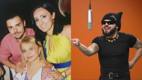 O Ακύλας με τη μητέρα του και την αδερφή του