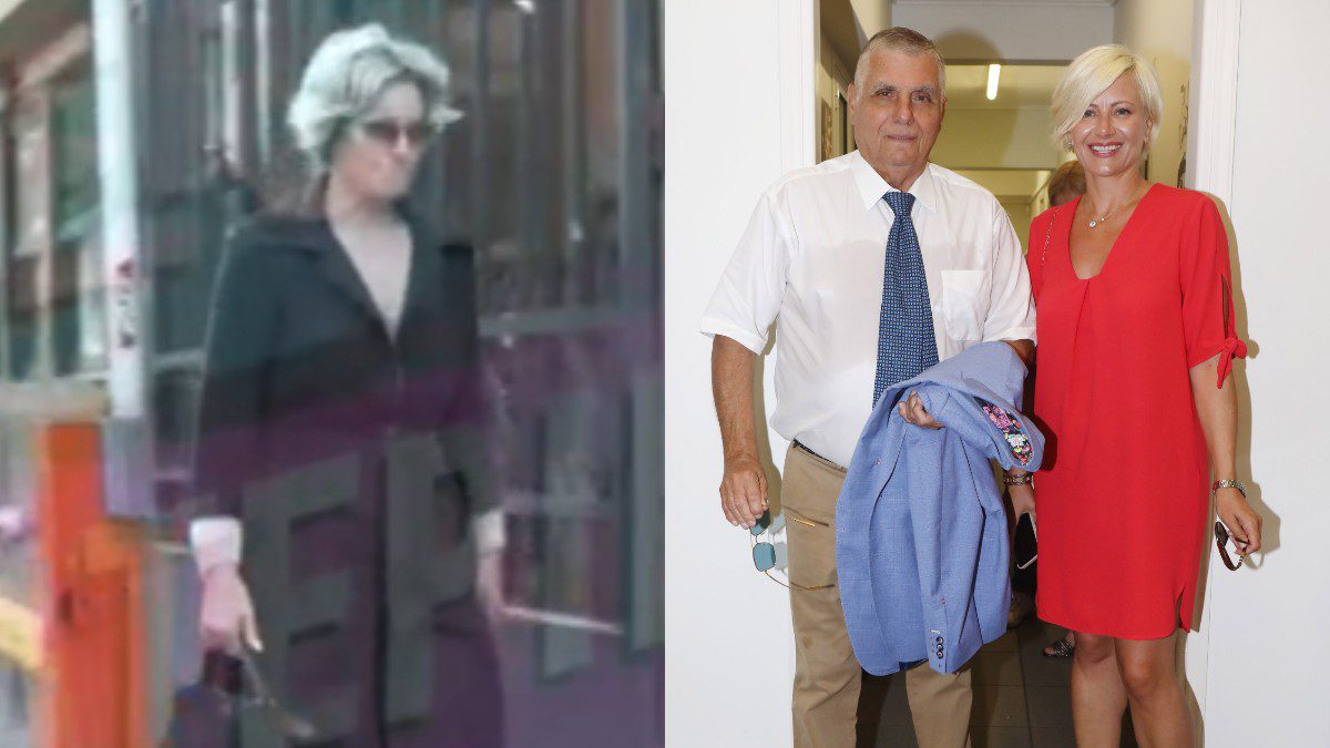 Η πρώτη δημόσια εμφάνισης της χήρας του Τράγκα