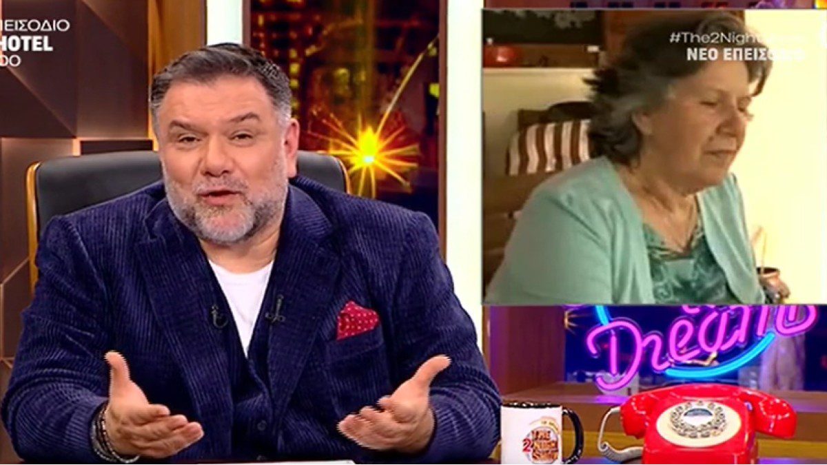 Ο Γρηγόρης Αρναούτογλου στο The 2night show