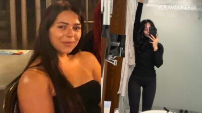 Η Κωνσταντίνα Σιούζου πριν και μετά την απώλεια κιλών