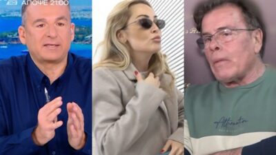 Ο Γιώργος Λιάγκας, η Ελένη Βουλγαράκη και ο Δημήτρης Παπανώτας