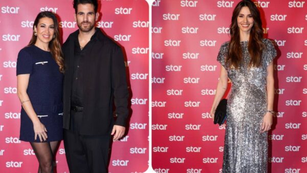 To στυλ Χατζίδου και Παπαγεωργίου στην κοπή πίτας star