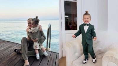 Η Ιωάννα Τούνη με τον γιο της