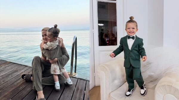 Η Ιωάννα Τούνη με τον γιο της