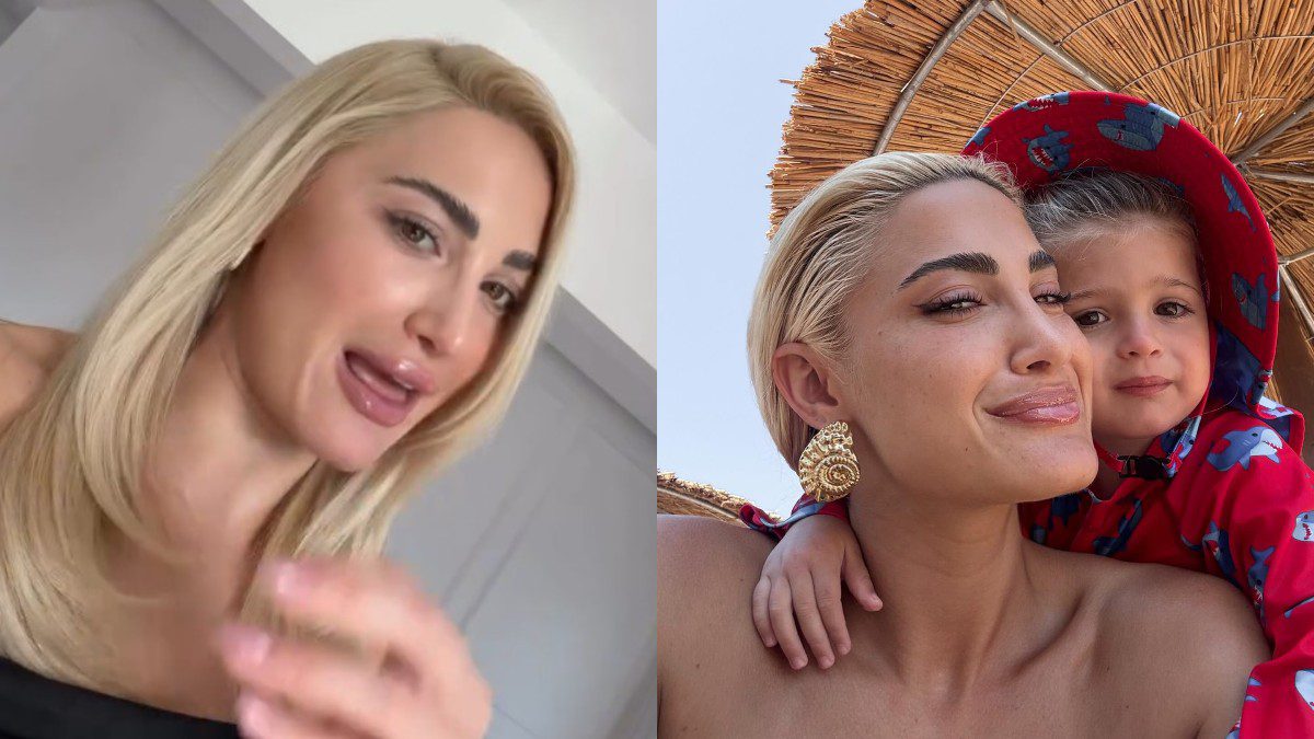 Η Ιωάννα Τούνη με τον γιο της