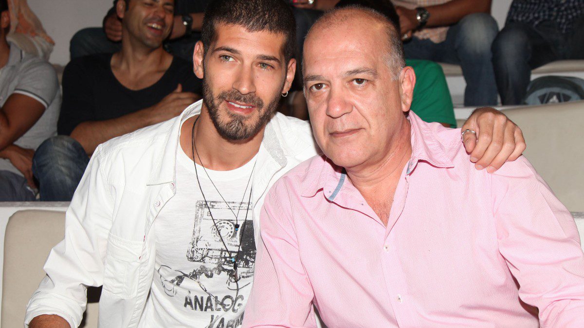 Ο Αντώνης Γούναρης με τον γιο του