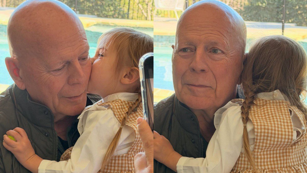 Ο Μπρους Γουίλις με την εγγονή του