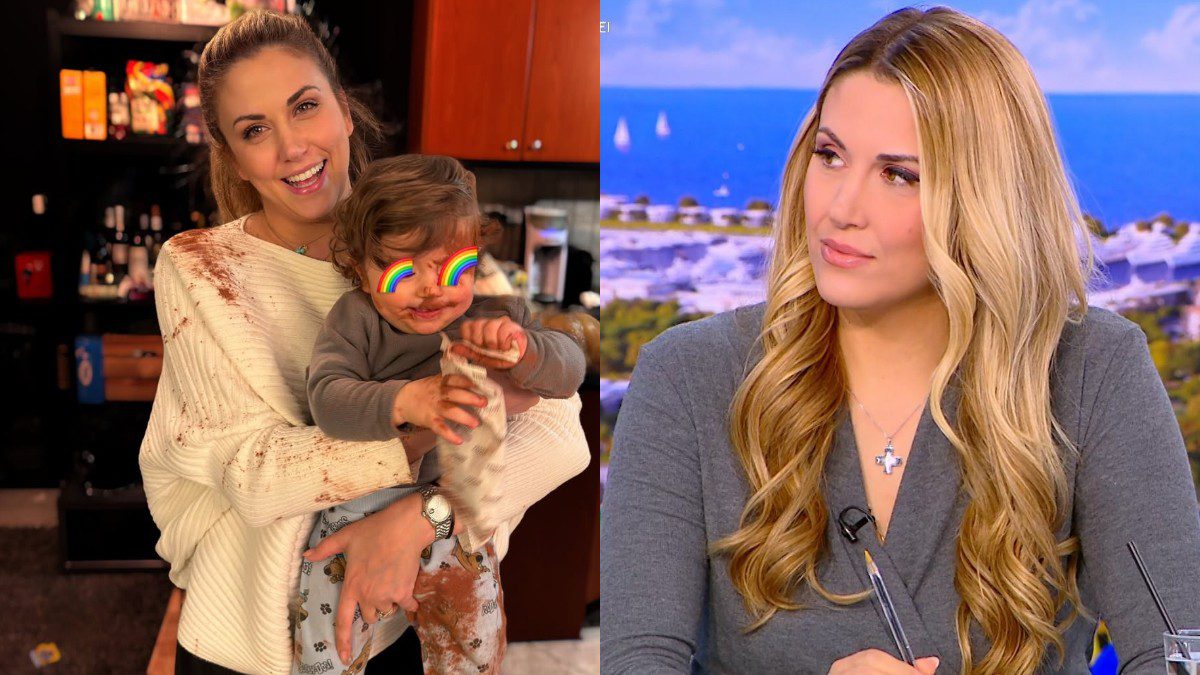 Η Φωτεινή Πετρογιάννη με τον γιο της