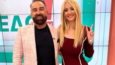 Ο Γρηγόρης Γκουντάρας και η Ναταλί Κάκκαβα