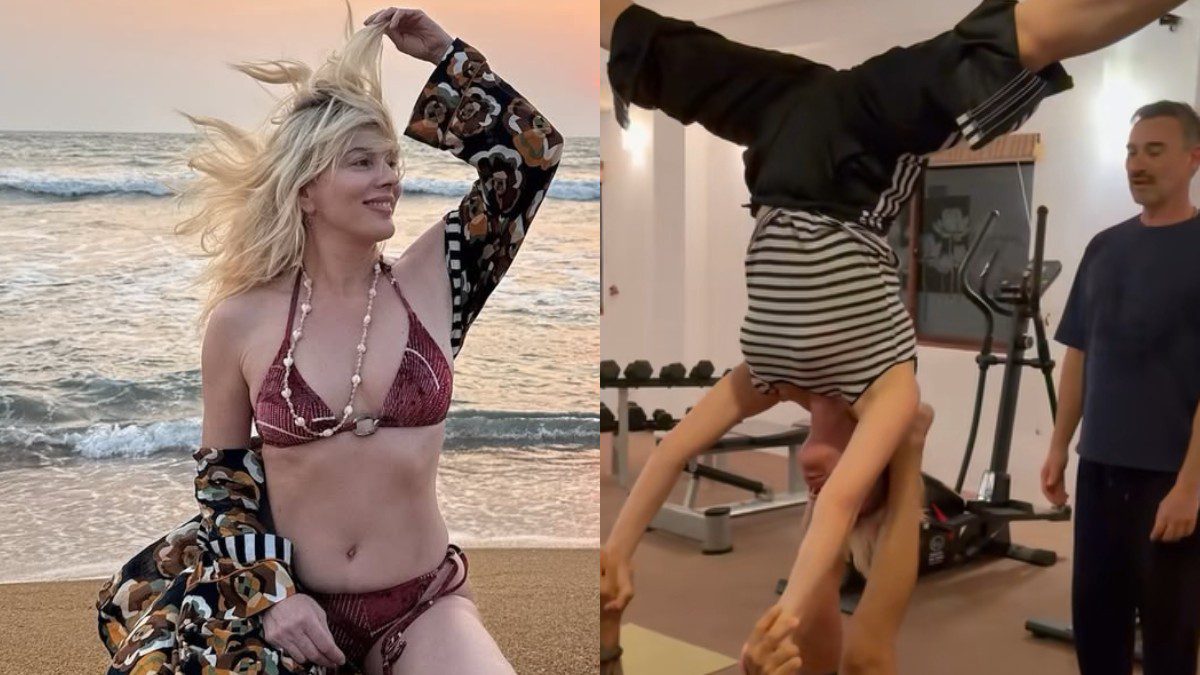 Η Σμαράγδα Καρύδη κάνει acroyoga