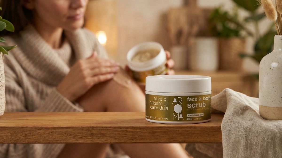 aroma face and body scrub