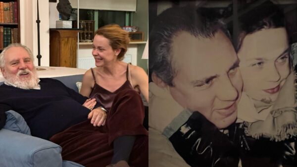 Η Παπαληγούρα με τον μπαμπά της